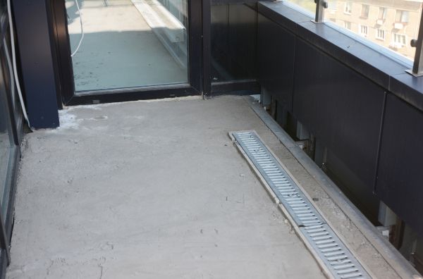 Veranda Drain Installation in Kent