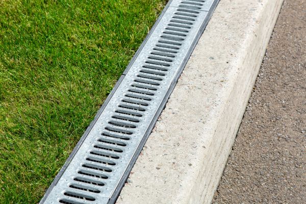 Courtyard Drain Installation in Kent