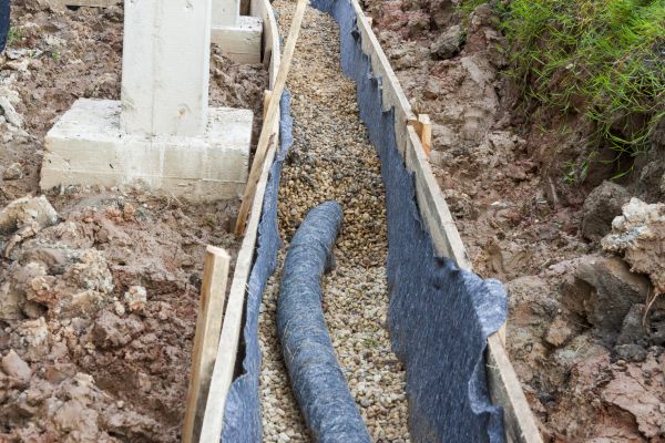 French Drain Installation in Kent